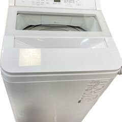 ジ520/ Panasonic パナソニック 8kg 洗濯機 NA-FA8H3-W 2024年 簡易乾燥 送風機能 スゴ落ち泡洗浄 パワフル立体水流の画像