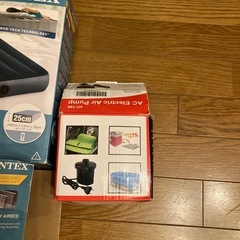 無料！エアーベットとエアーポンプの画像