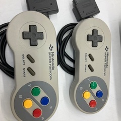 【トレファク足立扇店】ｽｰﾊﾟｰﾌｧﾐｺﾝ Nintendo SHVC-001 ｺﾝﾄﾛｰﾗｰ2個付 ACｱﾀﾞﾌﾟﾀｰ付の画像