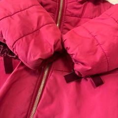 petit main プティマイン ペプラムダウンジャケット　80サイズの画像