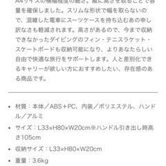 bessedスリムスーツケースの画像