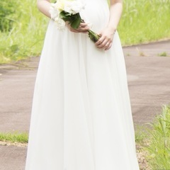 ウエディングドレス　フリーサイズの画像