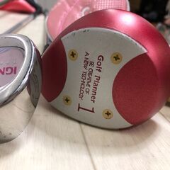 レディース ゴルフクラブセット 初心者向け IGNIO 女性用 ゴルフバッグ付 1W 3W 5W アイアン ウッド 一式 練習用【糸島市内 送料無料】 251208-8の画像