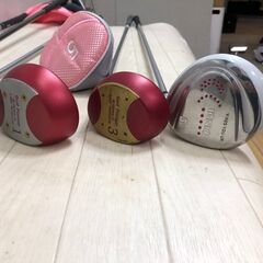 レディース ゴルフクラブセット 初心者向け IGNIO 女性用 ゴルフバッグ付 1W 3W 5W アイアン ウッド 一式 練習用【糸島市内 送料無料】 251208-8の画像