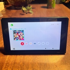 Nintendo Switch（箱付き・ジャンク品）本体＋社外ドック の画像