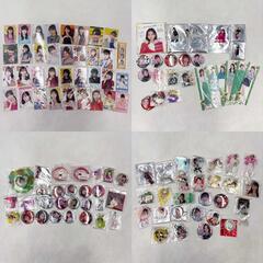 [大量セット] ハロプロ モーニング娘。 缶バッジ キーホルダー 写真 ピンナップポスター ポストカード うちわ など まとめての画像