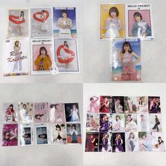 [大量セット] ハロプロ モーニング娘。 缶バッジ キーホルダー 写真 ピンナップポスター ポストカード うちわ など まとめての画像