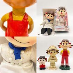 [大量セット] ペコちゃん レトロ ビンテージ フィギュア 首振り人形 ぬいぐるみ 貯金箱 ほかまとめて ポコちゃんの画像