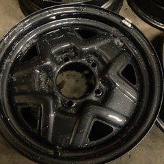 スズキ純正 JB64ジムニースチールホイール 4本 純正戻し てっちん黒の画像