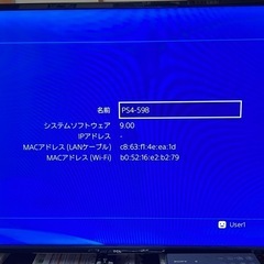 PS4 Pro（FW 9.00）＋ コントローラー2個セット の画像