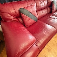 ニトリ　３人掛けソファの画像