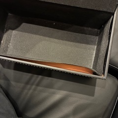 ティッシュケース　黒　収納の画像