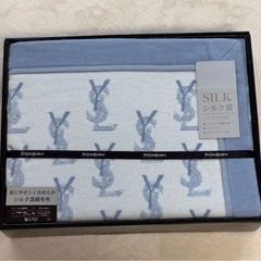 イヴサンローラン　Yves saint laurent シルク混綿毛布 サンローランの画像