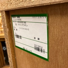 12/25まで店頭商品一部を除き半額クリスマスSALE!!開催中 　K2512-063 ガラスキャビネット ジェロ90 3枚扉 キズ汚れ有りの画像