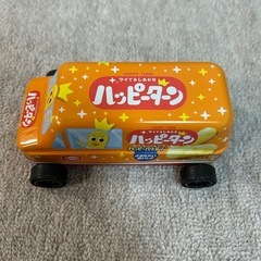 ハッピーターン　車　おもちゃ　お菓子缶の画像