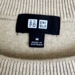 ユニクロウォッシャブルストレッチミラノリブクルーネックセーターの画像