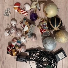 ライト付きクリスマスツリー【売ります】の画像