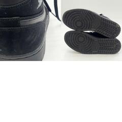 ナイキ AIR JORDAN 1 MID エアジョーダンミッド 26.5cm ブラック 554724-050 メンズ NIKEの画像