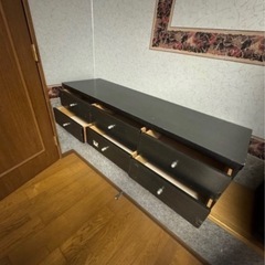 収納棚。収納付きテレビ台。棚。タンス。の画像