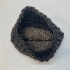 手作り　ニット帽　子供用の画像