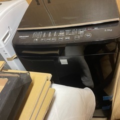 美品 Hisense 5.5kg 全自動洗濯機 HW-G55E4KKの画像