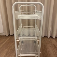 キッチンワゴン　　3段　キャスター付きの画像