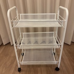 キッチンワゴン　　3段　キャスター付きの画像