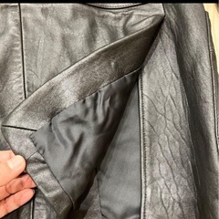 シープレザージャケット黒(LL)の画像