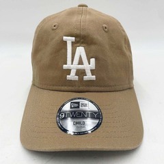 【未使用】ニューエラ 9TWENTY ロサンゼルス・ドジャース キャップ 帽子 カーキ ジュニア NEW ERA Child キッズの画像