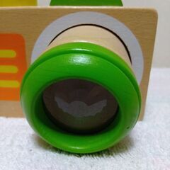 木製おもちゃ　自動車＆カメラの画像