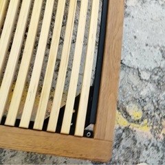 配達可【ダブルベッドフレーム】【無印良品】【管理番号1208】野の画像