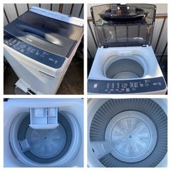 【23区近隣配送設置無料 】 H697 美品 Haier 2022年製 全自動洗濯機 4.5kg  の画像