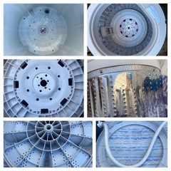 【23区近隣配送設置無料 】 H696 極美品 amadana 2018年製 全自動洗濯機 5.5kg  の画像