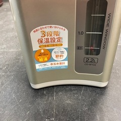 【中古】象印 CD-WY2 2.2L 電気ポット　2022年製【E1208IL】の画像