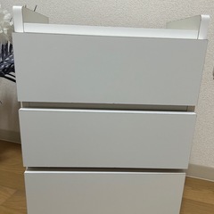 チェスト　白　サイドチェストの画像