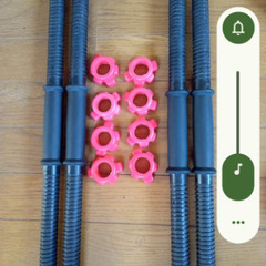 可変式ダンベル 50kgフルセット（ロング2／ショート2）美品の画像