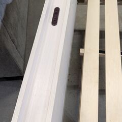 シングルベットフレーム　ホワイトの画像