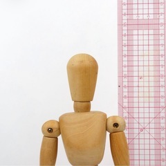 木製デッサン人形 30cm モデル人形 デッサン用 h.effect エイチエフェクトの画像