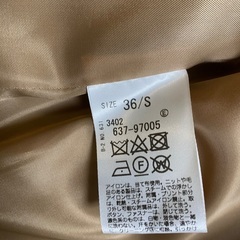 【お取引中】index ショート丈コート　中古の画像