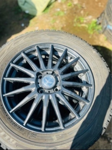 185/65R15, ブリヂストン2016年,pcd 100,アルミホイルセット