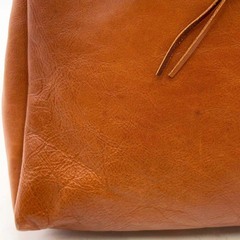 Stitch ステッチ 本革 レザー リュック バッグ キャメルの画像