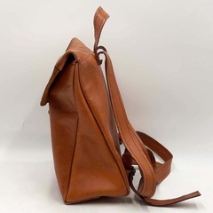 Stitch ステッチ 本革 レザー リュック バッグ キャメルの画像