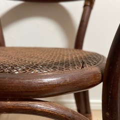 ラタン　サイドテーブル　籐の画像