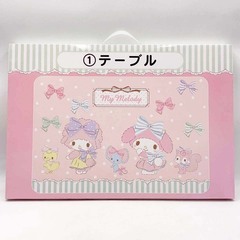 【未使用】[2点セット] サンリオ 一番くじ マイメロディ マイスウィートピアノ テーブル クロミちゃん ライト付き 加湿器の画像