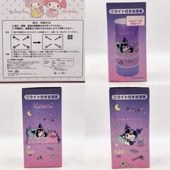 【未使用】[2点セット] サンリオ 一番くじ マイメロディ マイスウィートピアノ テーブル クロミちゃん ライト付き 加湿器の画像
