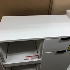 【ジャングルジャングル石津店】ニトリ　NITORI　レンジ台　エトナ　幅80cm キッチンボード　キッチンカウンター　ハイタイプ　食器棚　 新生活 収納 堺市 西区 東区 北区 南区 堺区 石津の画像