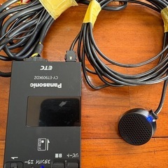 日本製ドライブレコーダー パナソニックETC車載器セットの画像