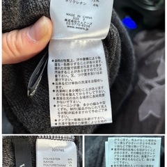 w closetダークグレー クロップド丈 長袖トップス☆の画像