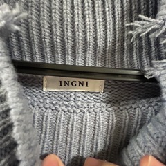 INGNIニット　ブルーの画像
