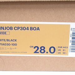 アシックス ウィンジョブ 安全靴 CP304BOA 28.0cm 未使用品 G-2578の画像